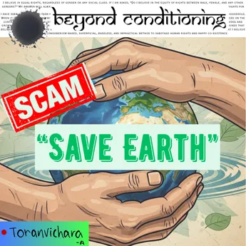 Poster of My memories Titled:- 'Save Earth' Is A Scam